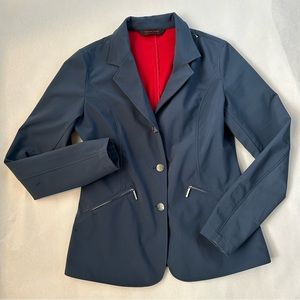 Horseware Ladies Navy Competition Riding Coat Size 8 Medium Equestrian Blazer